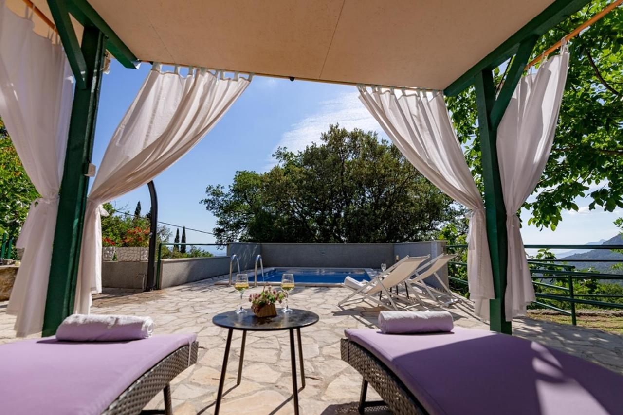 Villa Stone House Nikolina With Heated Pool Bast Exterior foto