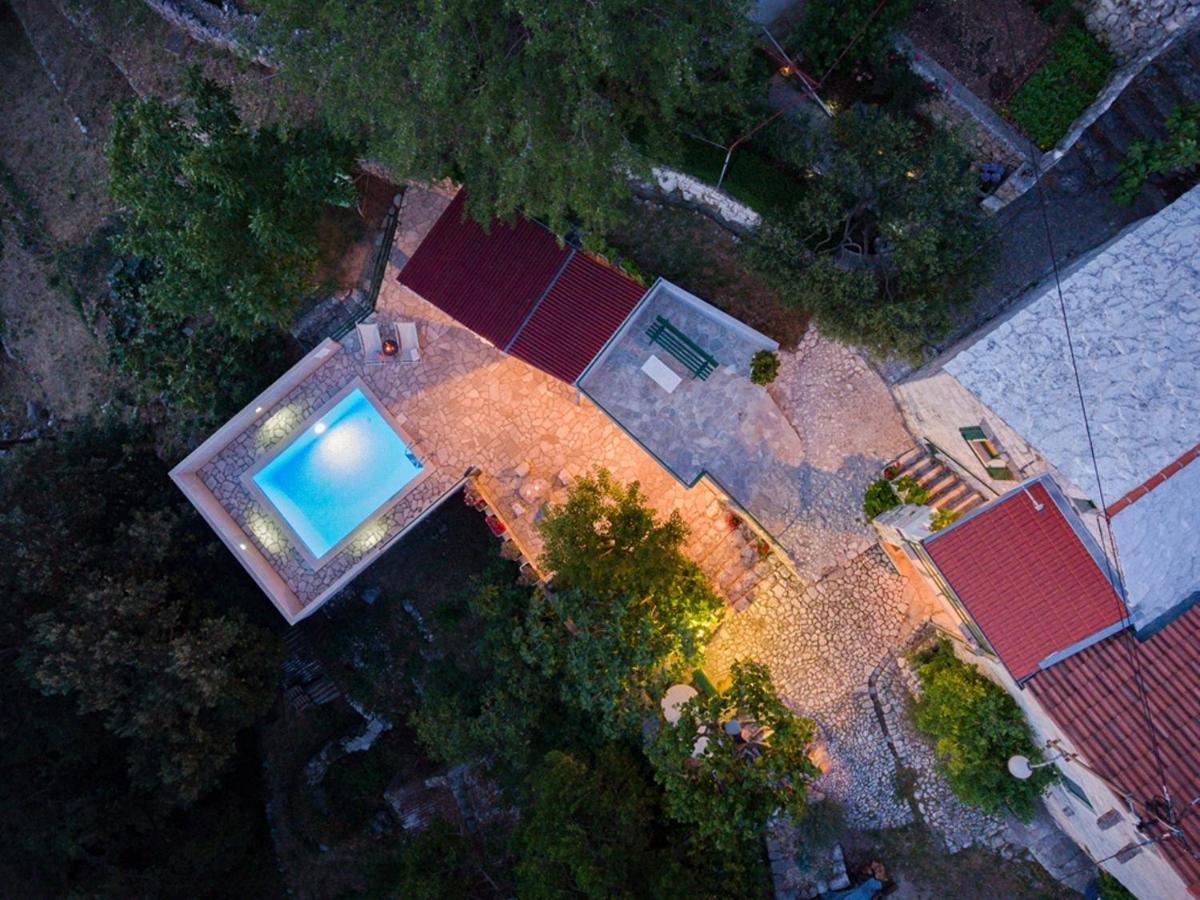 Villa Stone House Nikolina With Heated Pool Bast Exterior foto