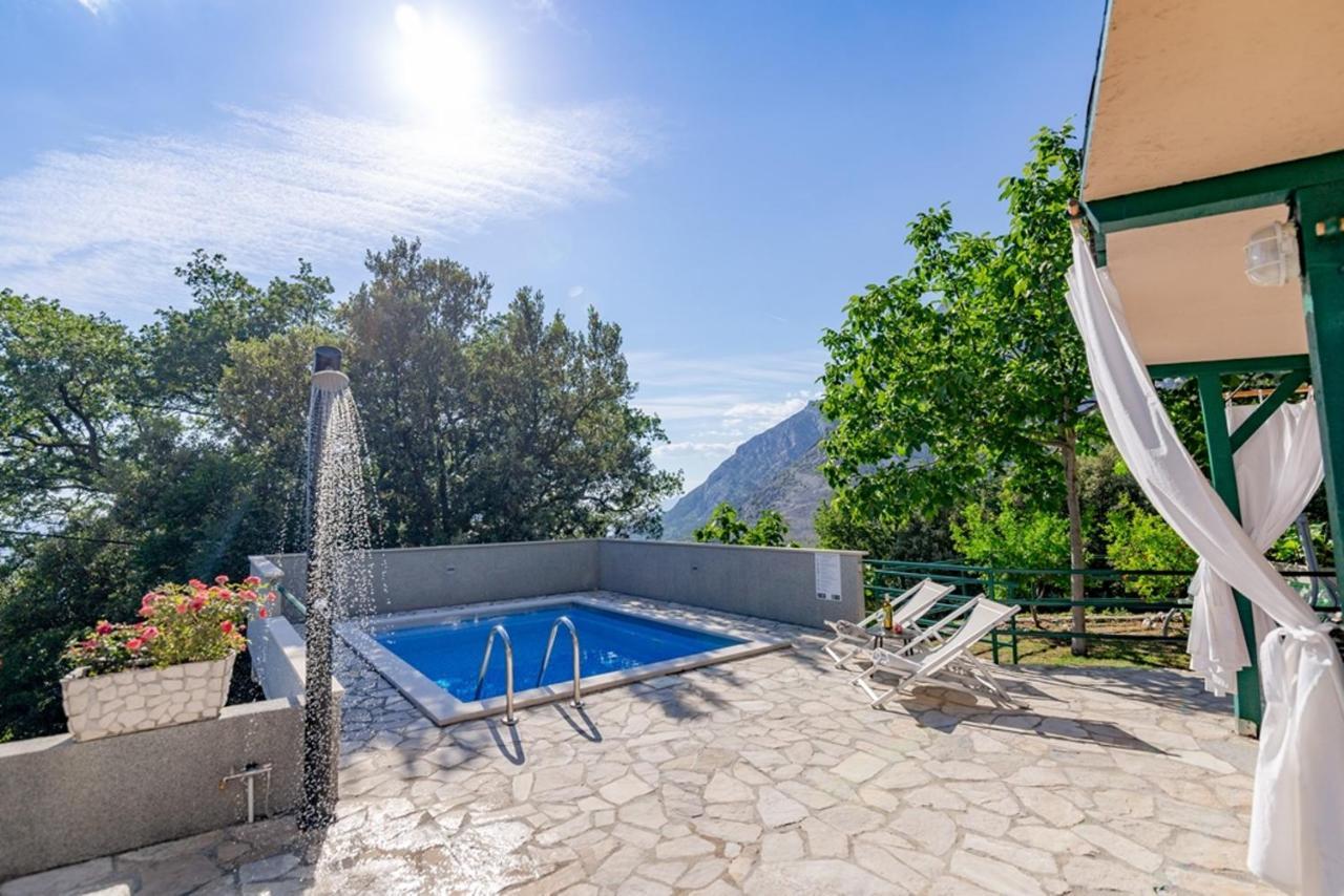 Villa Stone House Nikolina With Heated Pool Bast Exterior foto