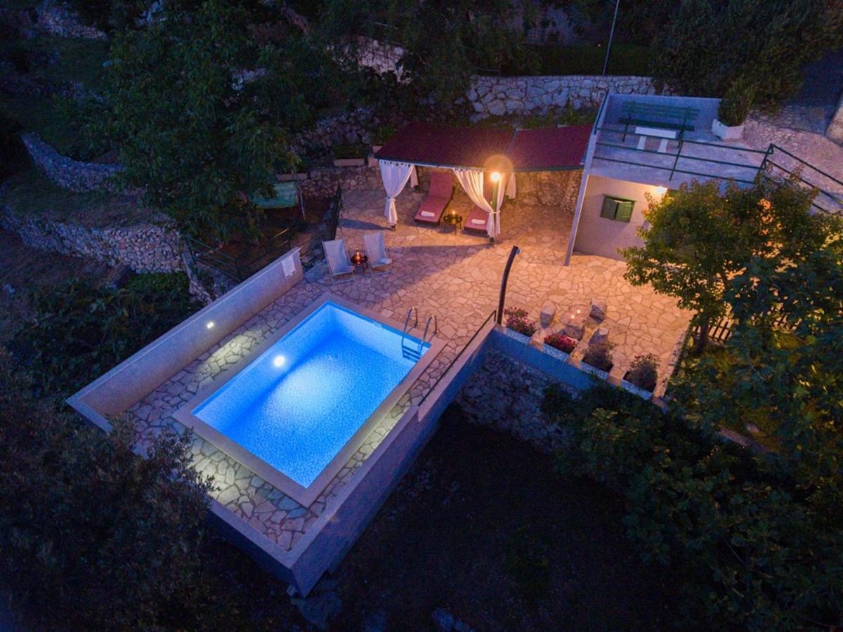 Villa Stone House Nikolina With Heated Pool Bast Exterior foto